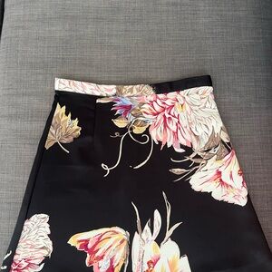 MINKPINK Black and Floral Skirt